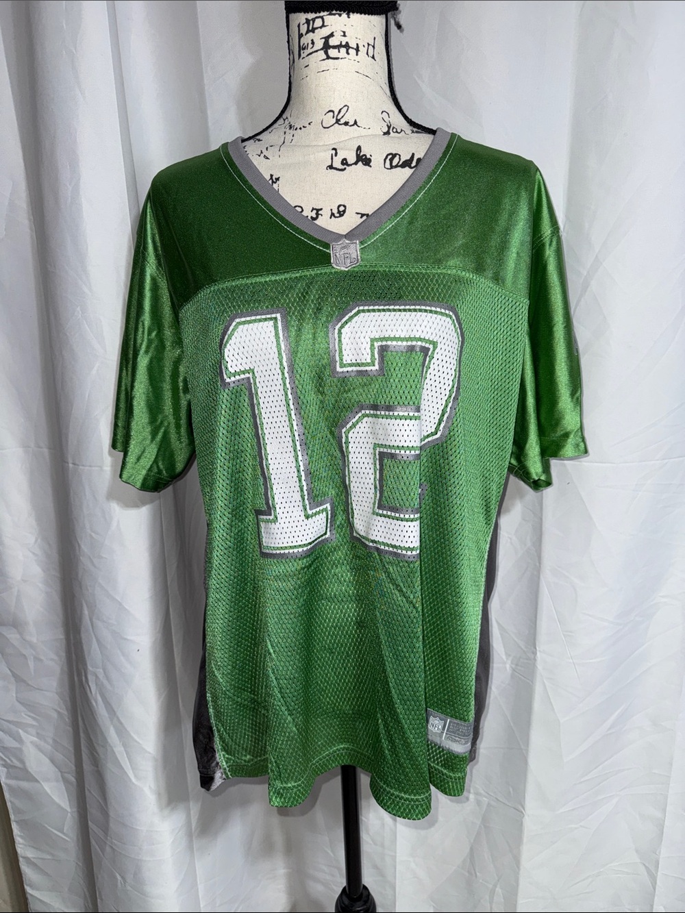 NFL Green and Gray Menâs #12 Football Jersey - RODGERS